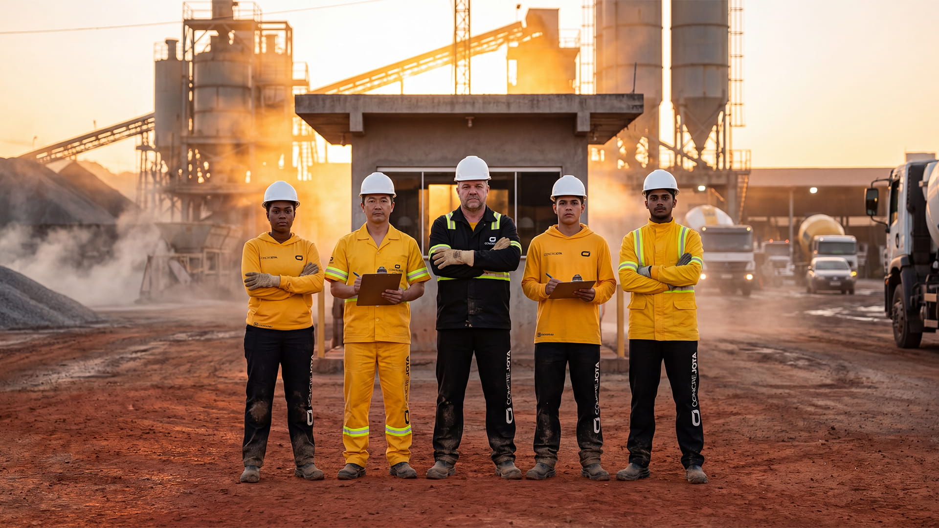 Equipe ConcreJota — especialistas em concreto usinado